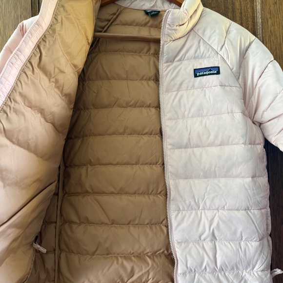 NWT Patagonia Kids Down Sweater Jacket Pink M/10 $139 - Picture 2 of 4